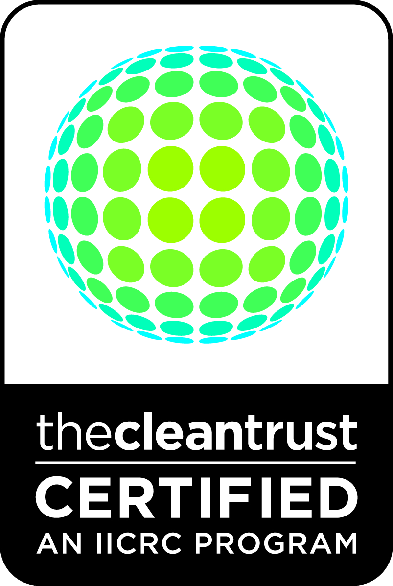 The Clean Trust Certified, an IICRC program.